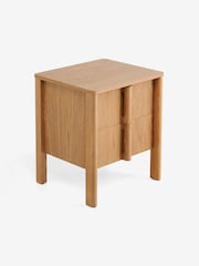 MADE.COM Oak Reeve 2 Drawer Bedside Table - Image 4 of 5