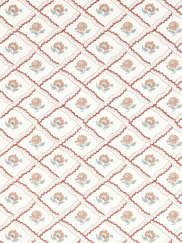 Sanderson Pink Fairdown Country Woodland Wallpaper 10M - Image 1 of 1