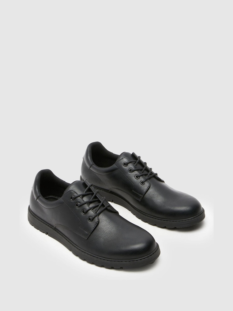 Schuh Reed Lace Up Black Shoes - Image 4 of 4