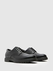 Schuh Paddy Chunky Lace Up Black Shoes - Image 2 of 6