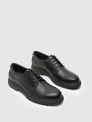Schuh Paddy Chunky Lace Up Black Shoes - Image 3 of 6