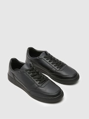 Schuh Paddy Chunky Lace Up Black Shoes - Image 5 of 6
