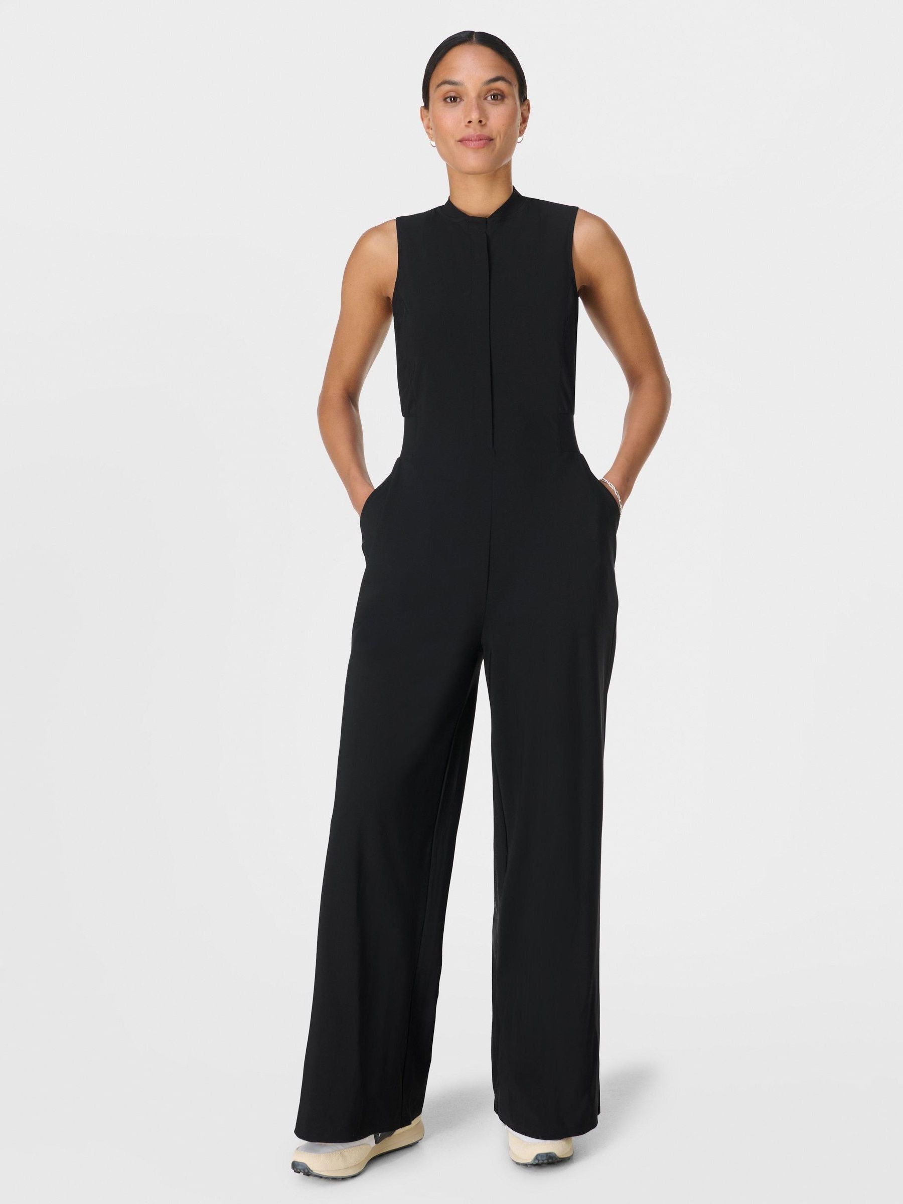 Buy Sweaty Betty Black 32 inch inside seam Explorer Wide Leg 30