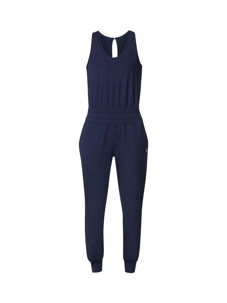 Sweaty Betty Blue Gaia Performance Yoga Jumpsuit - Image 7 of 7