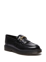 Dr. Martens Black Adrian Snaffle Loafers Polished Smooth - Image 1 of 5