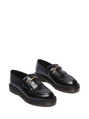 Dr. Martens Black Adrian Snaffle Loafers Polished Smooth - Image 2 of 5