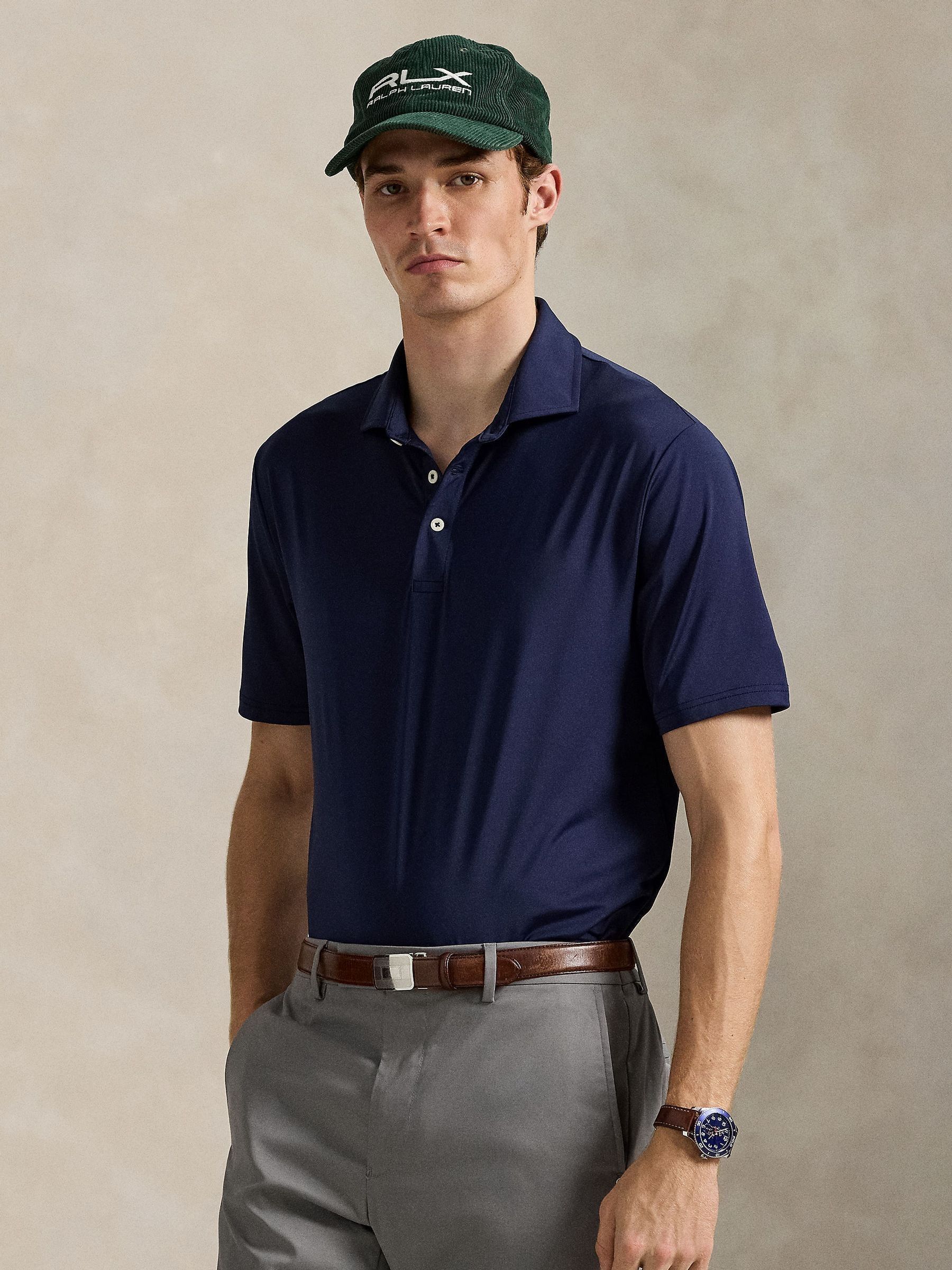 Buy Ralph Lauren Blue Lightweight Airflow Polo Shirt from Next USA