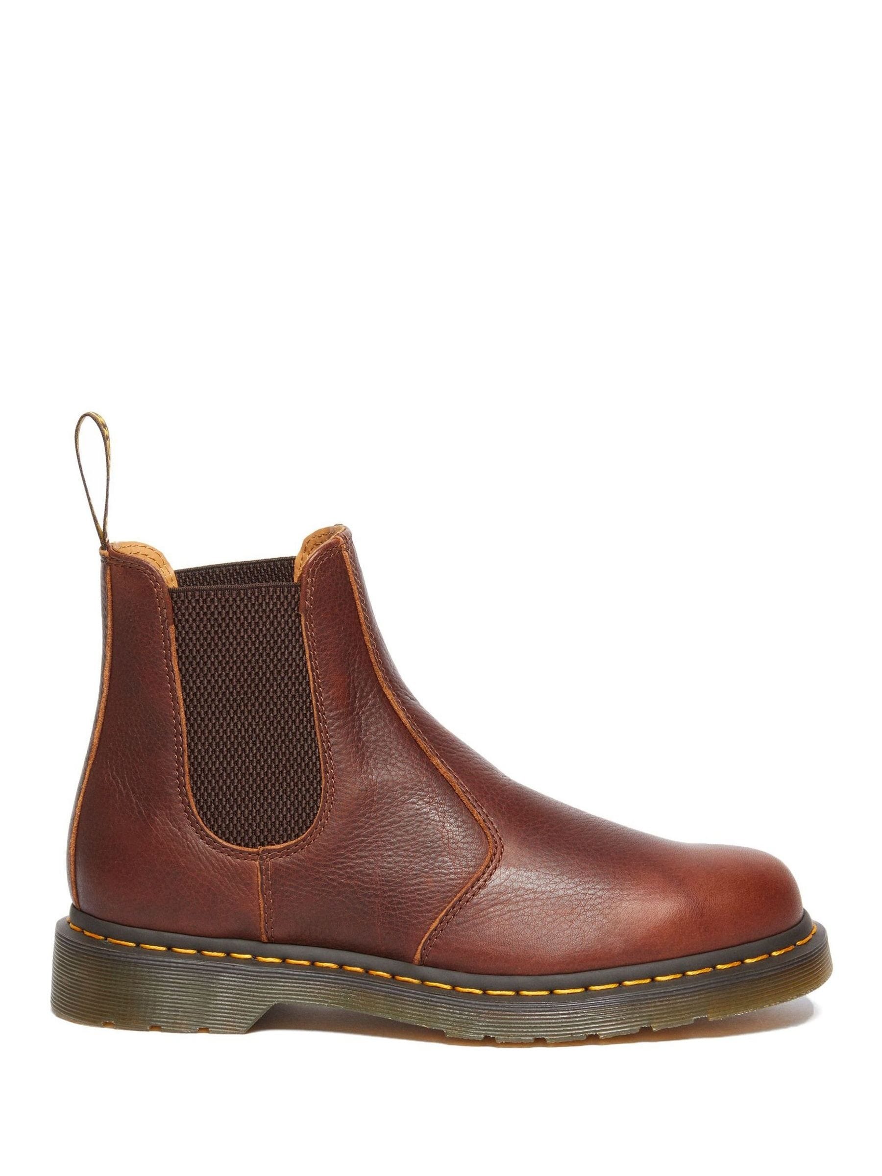 Buy Dr. Martens Brown 2976 Chelsea Boots Cashew Ambassador from
