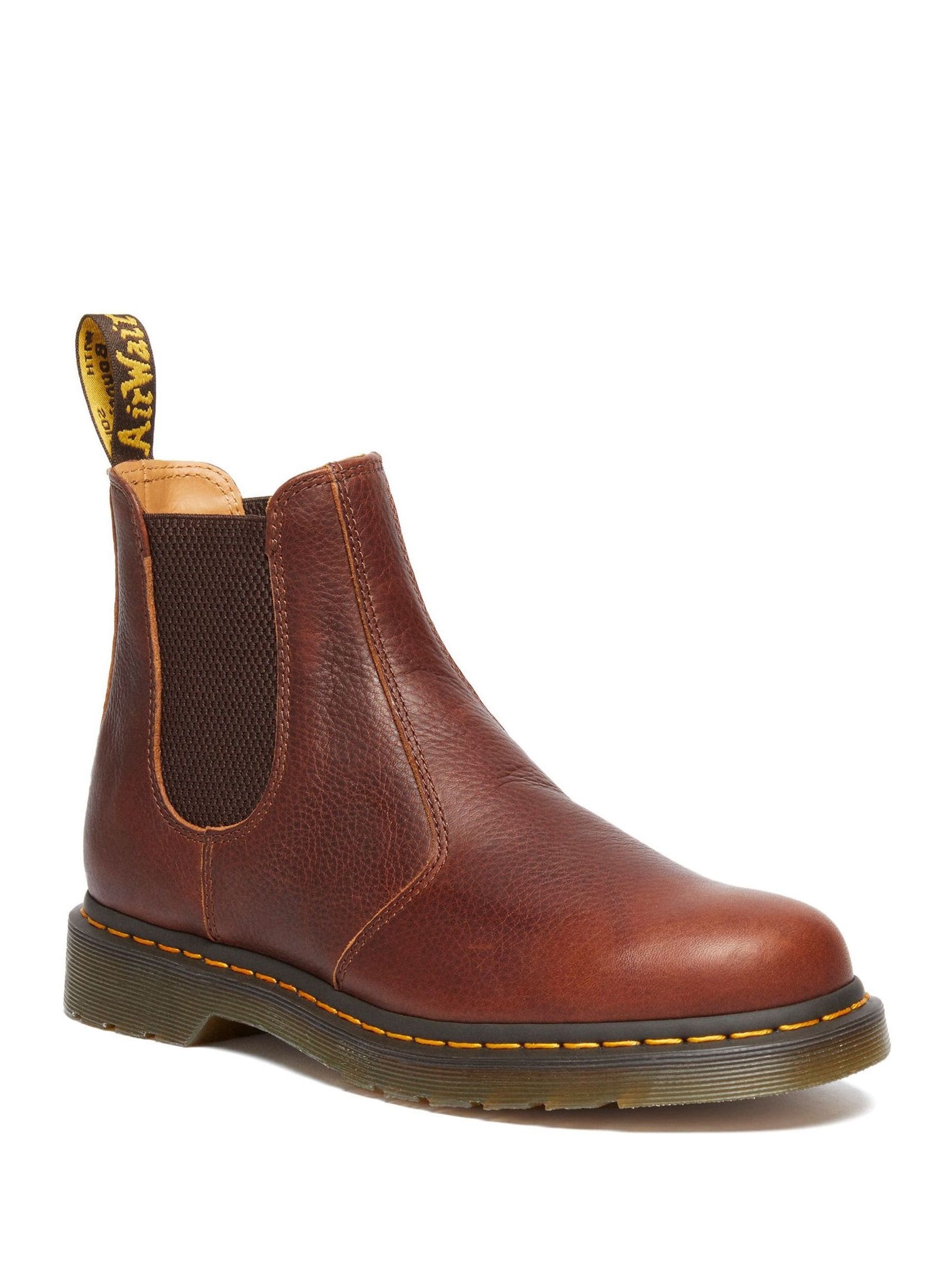 Buy Dr. Martens Brown 2976 Chelsea Boots Cashew Ambassador from