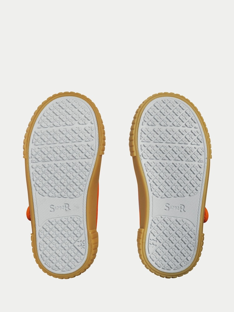 Start-Rite Kids Orange Anchor T-bar Buckle Canvas Shoes - Image 6 of 6 Start-Rite Kids Orange Anchor T-bar Buckle Canvas Shoes - Image 6 of 6