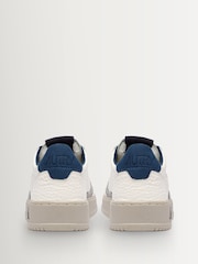 AUTRY White Medalist Low Man NE12 Nabuk Elephant Suede Trainers - Image 3 of 6