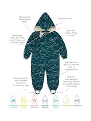 Muddy Puddles Green Waterproof 3-in-1 Puddle Suit - Image 10 of 10