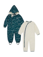 Muddy Puddles Green Waterproof 3-in-1 Puddle Suit - Image 4 of 10