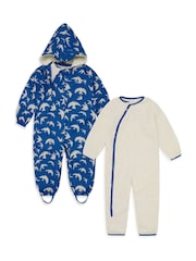 Muddy Puddles Blue Waterproof 3-in-1 Puddle Suit - Image 4 of 11