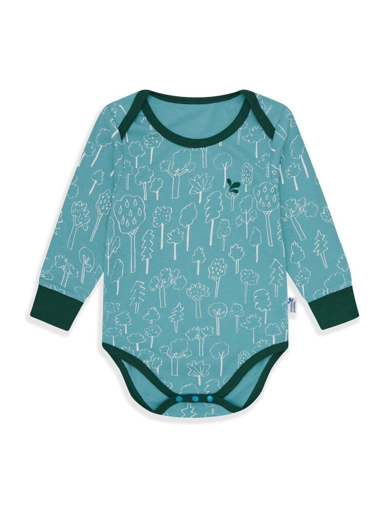 Muddy Puddles Green Light Thermal Baselayer Babygrow - Image 1 of 2