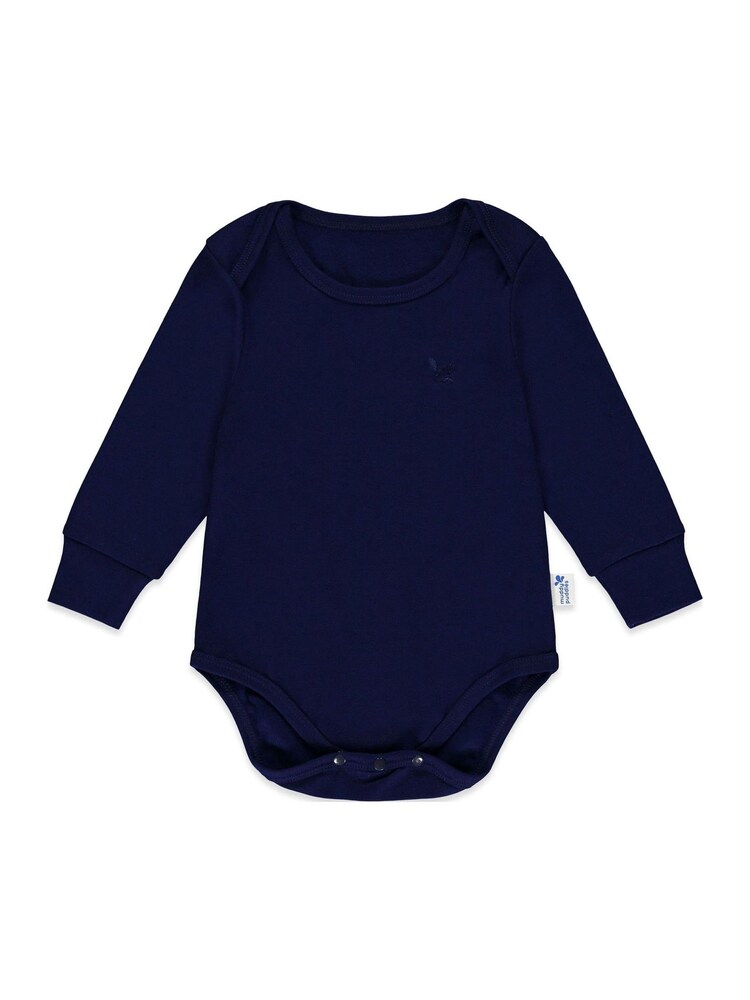 Muddy Puddles Blue Dark Thermal Baselayer Babygrow - Image 1 of 2