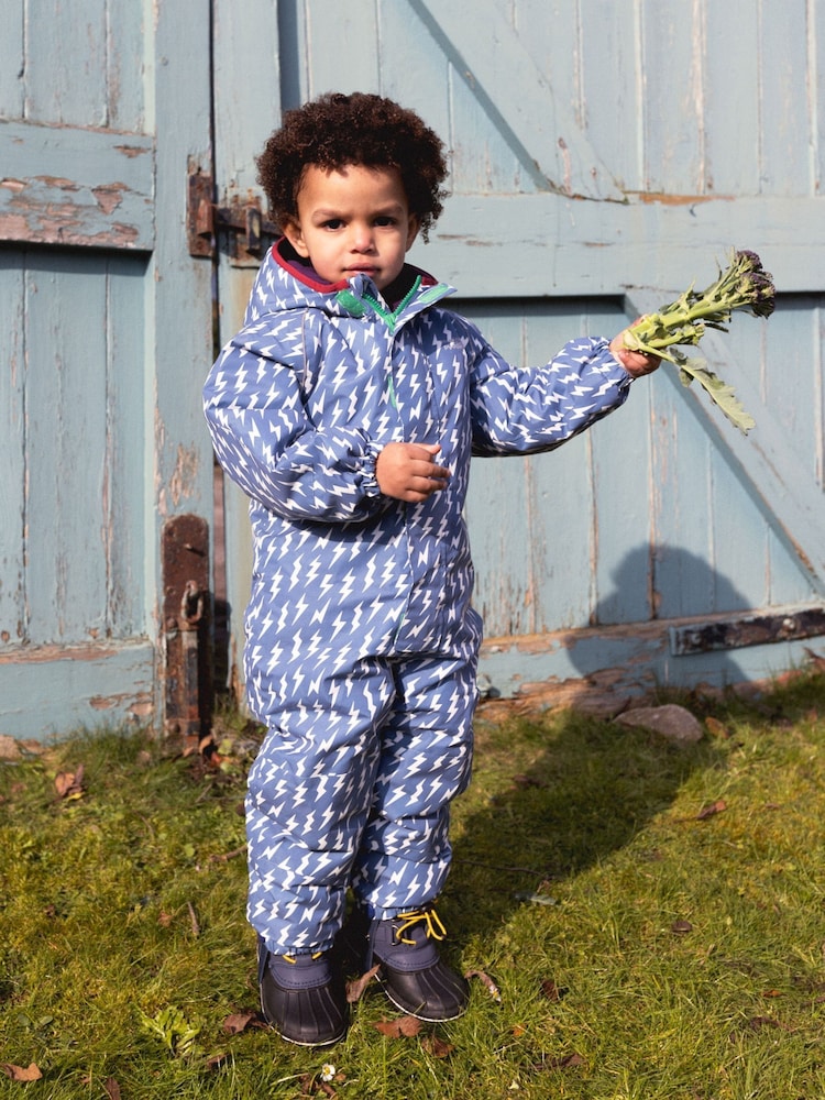Muddy Puddles Blue Waterproof EcoWarm Puddle Suit - Image 1 of 9 Muddy Puddles Blue Waterproof EcoWarm Puddle Suit - Image 1 of 9