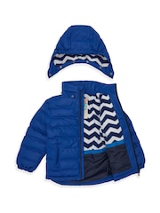 Muddy Puddles Blue Waterproof Puffer Jacket - Image 5 of 8