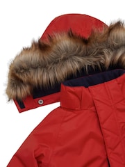 Muddy Puddles Red Waterproof 3-in-1 Parka Jacket - Image 10 of 10