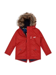 Muddy Puddles Red Waterproof 3-in-1 Parka Jacket - Image 4 of 10