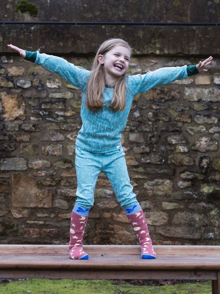 Muddy Puddles Green/Brown Thermal Baselayer Leggings - Image 1 of 4 Muddy Puddles Green/Brown Thermal Baselayer Leggings - Image 1 of 4