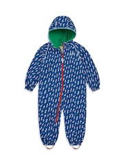 Muddy Puddles Blue Waterproof EcoSplash Puddle suit - Image 3 of 9