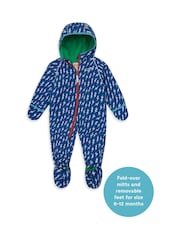 Muddy Puddles Blue Waterproof EcoSplash Puddle suit - Image 6 of 9