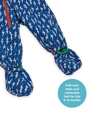 Muddy Puddles Blue Waterproof EcoSplash Puddle suit - Image 9 of 9