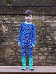 Muddy Puddles Blue Thermal Baselayer Top - Image 1 of 3
