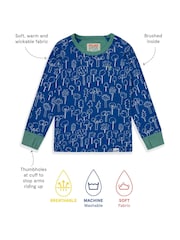 Muddy Puddles Blue Thermal Baselayer Top - Image 3 of 3