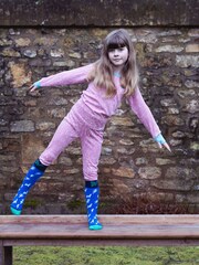 وردي - Muddy Puddles Thermal Baselayer Leggings - صورة 1 من 4