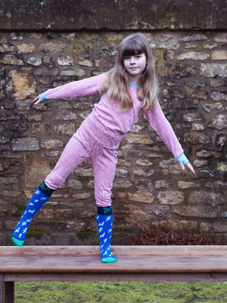 وردي - Muddy Puddles Thermal Baselayer Leggings - صورة 1 من 4