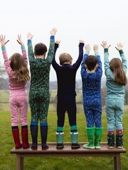 وردي - Muddy Puddles Thermal Baselayer Leggings - صورة 2 من 4