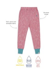 وردي - Muddy Puddles Thermal Baselayer Leggings - صورة 4 من 4