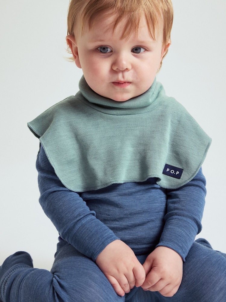 Polarn O. Pyret Blue Dark Merino Wool Top - Image 1 of 7 Polarn O. Pyret Blue Dark Merino Wool Top - Image 1 of 7