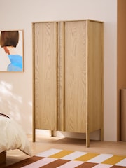 MADE.COM Oak Reeve Double Wardrobe - Image 1 of 6