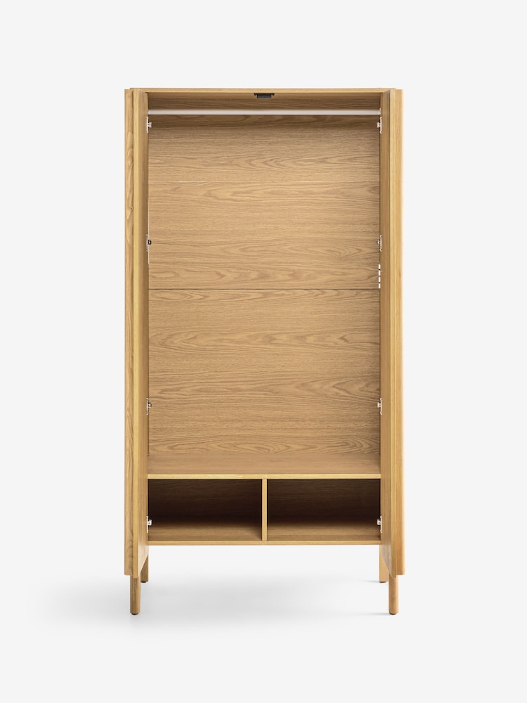 MADE.COM Oak Reeve Double Wardrobe - Image 7 of 7