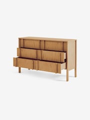 MADE.COM Oak Reeve 6 Drawer 4 Drawer Chest - Image 3 of 6