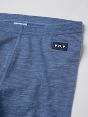 Polarn O. Pyret Blue Sky Merino Wool Long Johns Thermal - Image 2 of 3