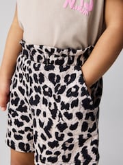 smALLSAINTS Leopard Orlando Frill T-Shirt and Sweat Short Younger Set - Image 3 of 10