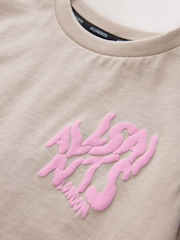 smALLSAINTS Leopard Orlando Frill T-Shirt and Sweat Short Younger Set - Image 8 of 10