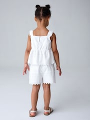 smALLSAINTS Broderie Top and Short Younger Set - Imaginea 3 din 12