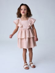 smALLSAINTS Broderie Tiered Younger Dress - Imaginea 1 din 13