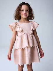 smALLSAINTS Broderie Tiered Younger Dress - Imaginea 2 din 13