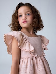 smALLSAINTS Broderie Tiered Younger Dress - Imaginea 4 din 13