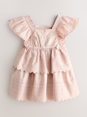 smALLSAINTS Broderie Tiered Younger Dress - Imaginea 8 din 13