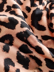 Never Fully Dressed Leopard Tummy Control Bandeau Swimsuit - Image 7 of 9