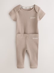 smALLSAINTS Textured Bodysuit and Trousers Baby Set - Imagen 1 de 6