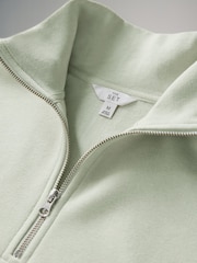 The Set 2 Pack Quarter Zip Funnel Neck Jumper and Wide Leg Jogger Set - Obraz 4 z 5