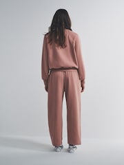 The Set Pink Oversized Raglan Sweatshirt and Barrel Leg Jogger Co-Ord Set - Image 2 of 6